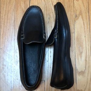 Footjoy Moccasin Black Loafers Size 10D